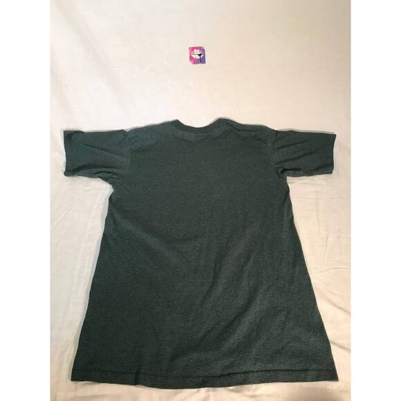 Vintage Charleston South Carolina Shirt Menms Large Green Striped Travel Tourist - Picture 5 of 6